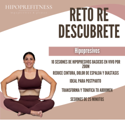 Hipoprefitnes.com: Reto de Hipopresivos & Barre en vivo por zoom